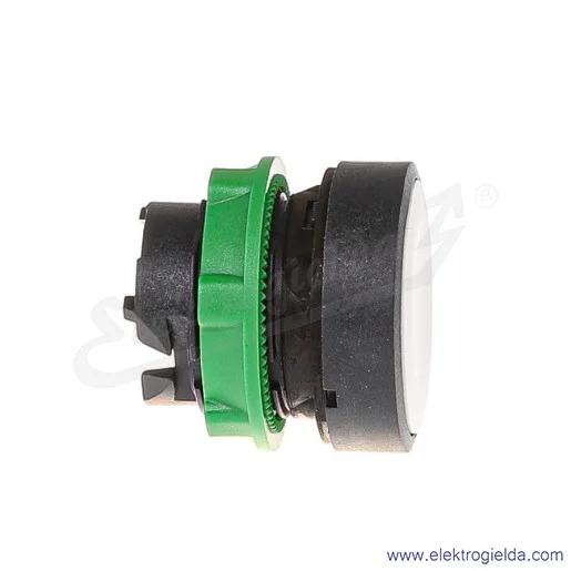 Przycisk płaski biały samopowrotny bez podświetlenia plastikowy bez oznaczenia Przycisk płaski biały samopowrotny bez podświetlenia plastikowy bez oznaczenia