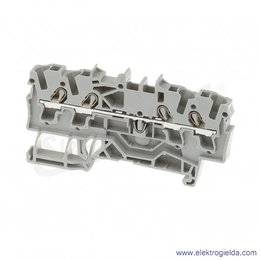 Złączka sprężynowa 2002-1401 2,5mm2 4-przewodowa, szara TopJob S Złączka sprężynowa 2002-1401 2,5mm2 4-przewodowa, szara TopJob S