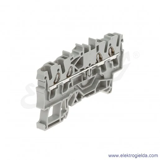 Złączka sprężynowa 2002-1401 2,5mm2 4-przewodowa, szara TopJob S Złączka sprężynowa 2002-1401 2,5mm2 4-przewodowa, szara TopJob S