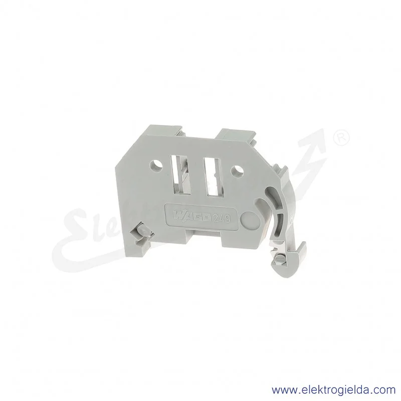 249-116 6mm Blokada końcowa, bez śrubowa do montażu na szynie TS35 249-116 6mm Blokada końcowa, bez śrubowa do montażu na szynie TS35