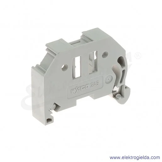 249-117 10mm Blokada końcowa, bezśrubowa do montażu na szynie TS35 249-117 10mm Blokada końcowa, bezśrubowa do montażu na szynie TS35