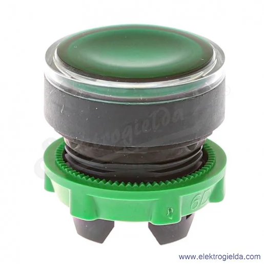 Napęd przycisku ZB5AW333 zielony podświetlany, do podświetlenia za pomocą LED, 22mm Napęd przycisku ZB5AW333 zielony podświetlany, do podświetlenia za pomocą LED, 22mm