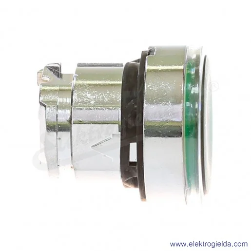 Napęd przycisku ZB4BW333, zielony podświetlany, metalowy, z samopowrotem Napęd przycisku ZB4BW333, zielony podświetlany, metalowy, z samopowrotem