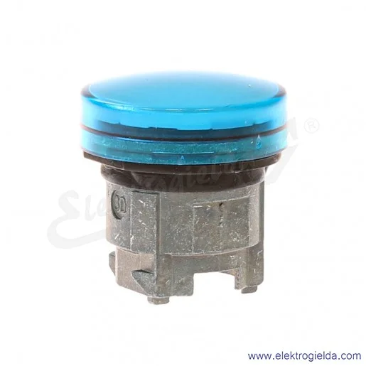 Główka lampki ZB4BV063 niebieska metalowa, do podświetlenia LED, fi 22mm, IP66 Główka lampki ZB4BV063 niebieska metalowa, do podświetlenia LED, fi 22mm, IP66