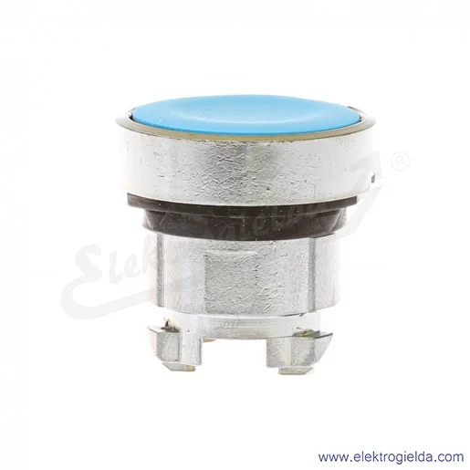 Napęd przycisku ZB4BA6 niebieski metalowy, kryty, samopowrotny, fi 22mm, IP66 Napęd przycisku ZB4BA6 niebieski metalowy, kryty, samopowrotny, fi 22mm, IP66