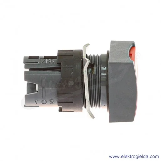 Napęd przycisku ZB6DA4 czerwony prostokątny, kryty, samopowrotny, fi 16mm, IP65 Napęd przycisku ZB6DA4 czerwony prostokątny, kryty, samopowrotny, fi 16mm, IP65