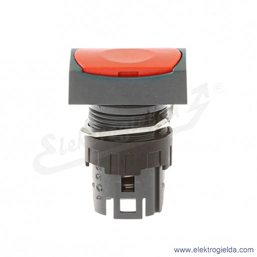 Napęd przycisku ZB6DA4 czerwony prostokątny, kryty, samopowrotny, fi 16mm, IP65 Napęd przycisku ZB6DA4 czerwony prostokątny, kryty, samopowrotny, fi 16mm, IP65