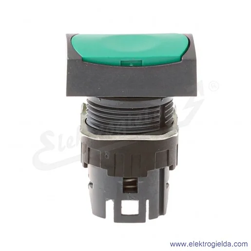 Napęd przycisku ZB6DA3 zielony prostokątny, kryty, samopowrotny, fi 16mm, IP65 Napęd przycisku ZB6DA3 zielony prostokątny, kryty, samopowrotny, fi 16mm, IP65
