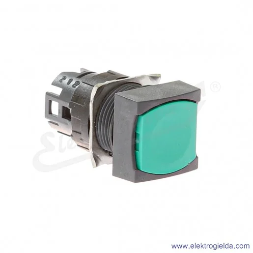 Napęd przycisku ZB6CA3 zielony kwadratowy, kryty, samopowrotny, fi 16mm, IP65 Napęd przycisku ZB6CA3 zielony kwadratowy, kryty, samopowrotny, fi 16mm, IP65