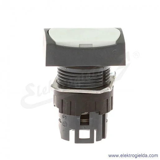 Napęd przycisku ZB6DA1 biały prostokątny, kyrty, samopowrotny, fi 16mm, IP65 Napęd przycisku ZB6DA1 biały prostokątny, kyrty, samopowrotny, fi 16mm, IP65