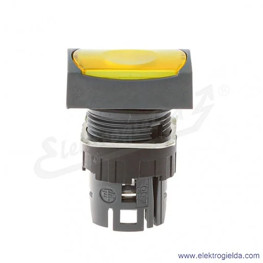 Napęd przycisku ZB6DW5 żółty prostokątny, kryty podświetlany, samopowrotny, fi 16mm, IP65 Napęd przycisku ZB6DW5 żółty prostokątny, kryty podświetlany, samopowrotny, fi 16mm, IP65