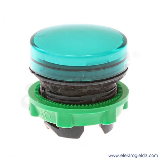 Główka lampki ZB5AV033 zielona okrągła, fi 22mm, IP66 Główka lampki ZB5AV033 zielona okrągła, fi 22mm, IP66