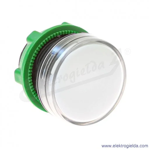 Główka lampki ZB5AV013, biała okrągła, fi 22mm, IP66 Główka lampki ZB5AV013, biała okrągła, fi 22mm, IP66