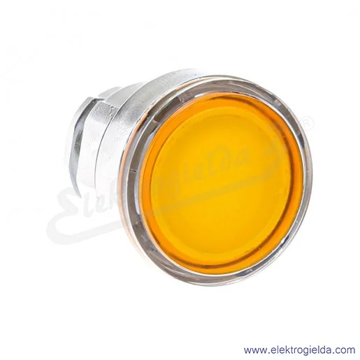 Napęd przycisku ZB4BW353 żółty podświetlany, metalowy kryty, samopowrotny Napęd przycisku ZB4BW353 żółty podświetlany, metalowy kryty, samopowrotny
