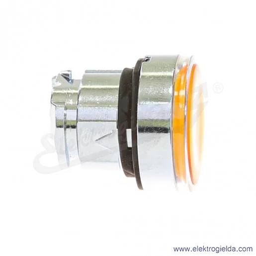 Napęd przycisku ZB4BW353 żółty podświetlany, metalowy kryty, samopowrotny Napęd przycisku ZB4BW353 żółty podświetlany, metalowy kryty, samopowrotny