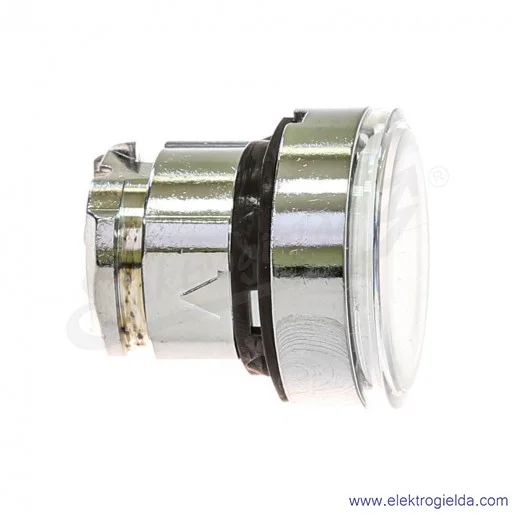 Napęd przycisku ZB4BW313 biały podświetlany, metalowy kryty, samopowrotny Napęd przycisku ZB4BW313 biały podświetlany, metalowy kryty, samopowrotny