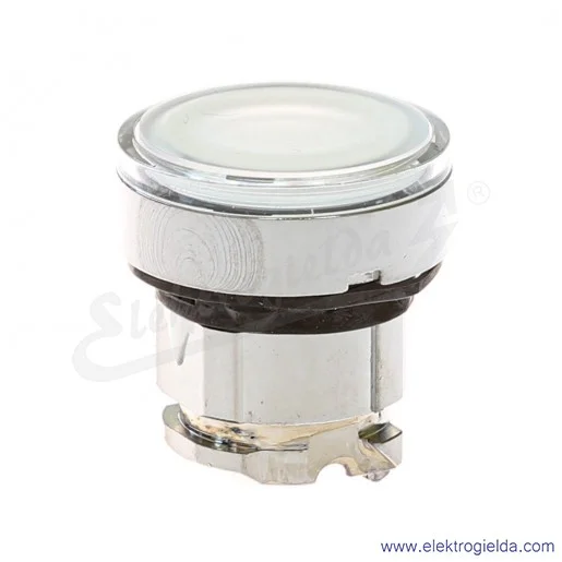 Napęd przycisku ZB4BW313 biały podświetlany, metalowy kryty, samopowrotny Napęd przycisku ZB4BW313 biały podświetlany, metalowy kryty, samopowrotny