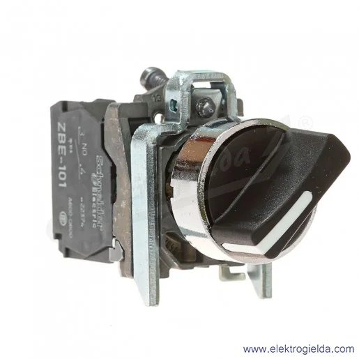 Przełącznik piórkowy XB4BD21 0-1 czarny 1NO, metalowy krótkie piórko Przełącznik piórkowy XB4BD21 0-1 czarny 1NO, metalowy krótkie piórko