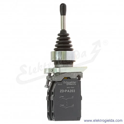 Joystick XD4PA24 czterokierunkowy, NO, samopowrotny, 22mm Joystick XD4PA24 czterokierunkowy, NO, samopowrotny, 22mm