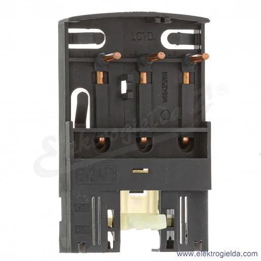 Element łączniowy GV2AF3, wyłącznik silnikowy ze stycznikiem GV2-LC1D, 3P Element łączniowy GV2AF3, wyłącznik silnikowy ze stycznikiem GV2-LC1D, 3P