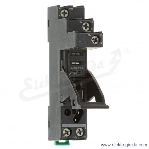 Gniazdo przekaźnika RGZE1S35M do RXG1, złącze śrubowe z oddzielnymi zaciskami i obejmą wyrzutnikową Gniazdo przekaźnika RGZE1S35M do RXG1, złącze śrubowe z oddzielnymi zaciskami i obejmą wyrzutnikową