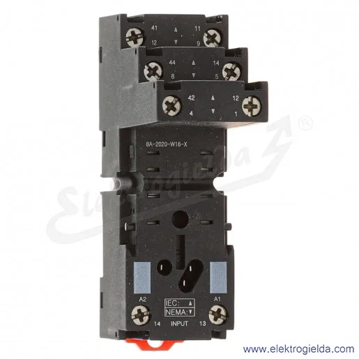 Gniazdo przekaźnikowe RXZE2S108M do RXM2 złącze śrubowe, układ styków oddzielny Gniazdo przekaźnikowe RXZE2S108M do RXM2 złącze śrubowe, układ styków oddzielny
