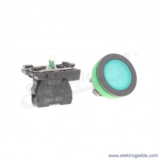 Lampka sygnalizacyjna XB5FVB3 Zielona 30mm 24V AC/DC LED Lampka sygnalizacyjna XB5FVB3 Zielona 30mm 24V AC/DC LED