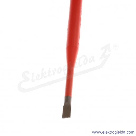 Wkrętak 006442 1,0x5,5x125 płaski ze zredukowaną średnicą trzpienia, izolowany Kraftform 160 iS VDE
Wkrętak 006442 1,0x5,5x125 płaski ze zredukowaną średnicą trzpienia, izolowany Kraftform 160 iS VDE