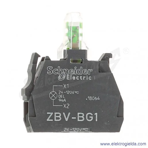 Moduł podświetlający ZBVBG1 biały LED 24-120VAC/DC Moduł podświetlający ZBVBG1 biały LED 24-120VAC/DC
