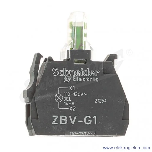 Moduł podświetlający ZBVG1, biały LED 120VAC Moduł podświetlający ZBVG1, biały LED 120VAC