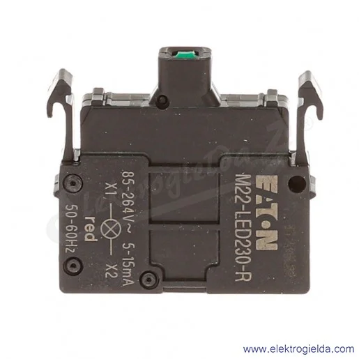 Moduł LED 216564, M22-LED230-R, czerwony, 230VAC, montaż czołowy, zaciski śrubowe Moduł LED 216564, M22-LED230-R, czerwony, 230VAC, montaż czołowy, zaciski śrubowe