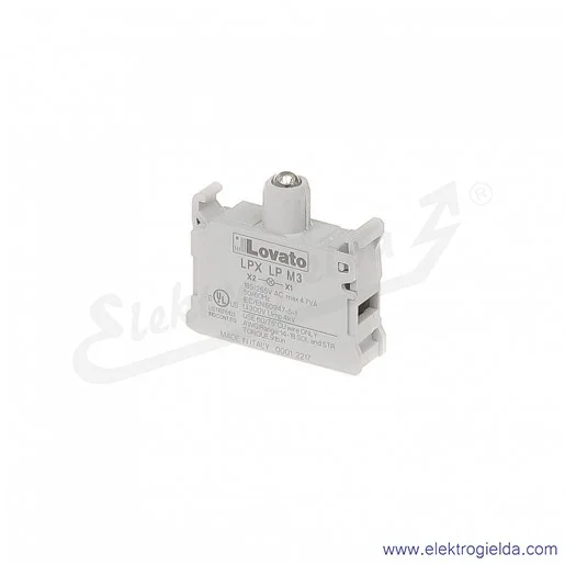 Moduł LED LPX LPM3 zielony 185-265VAC światło ciągłe, pod przycisk Moduł LED LPX LPM3 zielony 185-265VAC światło ciągłe, pod przycisk