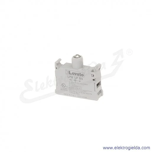 Moduł LED LPX LPB5 żółty 12-30VAC/DC światło ciągłe, pod przycisk Moduł LED LPX LPB5 żółty 12-30VAC/DC światło ciągłe, pod przycisk