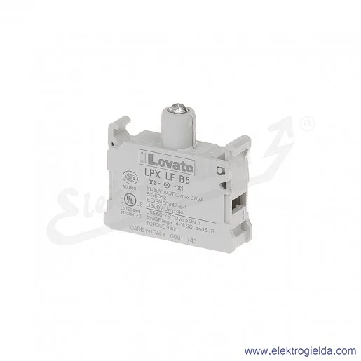 Moduł LED LPX LFB3 zółty 12-30VAC/DC światło pulsujące, pod przycisk Moduł LED LPX LFB3 zółty 12-30VAC/DC światło pulsujące, pod przycisk