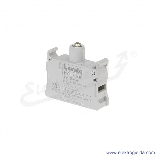 Moduł LED LPX LFB8 biały 12-30VAC/DC światło pulsujące, pod przycisk Moduł LED LPX LFB8 biały 12-30VAC/DC światło pulsujące, pod przycisk