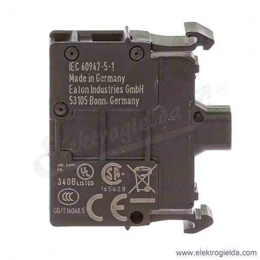 Moduł LED 216565, M22-LED230-G, zielony, 230VAC, montaż czołowy, zaciski śrubowe Moduł LED 216565, M22-LED230-G, zielony, 230VAC, montaż czołowy, zaciski śrubowe