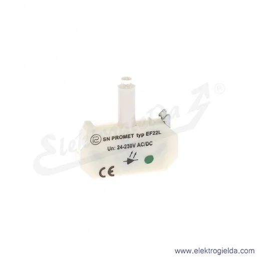 EF22Lz zielony blok podświetlający 24..230V AC/DC do NEF22 EF22Lz zielony blok podświetlający 24..230V AC/DC do NEF22