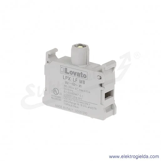 Moduł LED LPX LFM8 biały 185-265VAC światło pulsujące, pod przycisk Moduł LED LPX LFM8 biały 185-265VAC światło pulsujące, pod przycisk