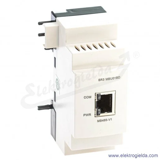 Moduł SR3MBU01BD, SR3MBU01BD, Modbus do Zelio, 1W, do SR3..BD Moduł SR3MBU01BD, SR3MBU01BD, Modbus do Zelio, 1W, do SR3..BD