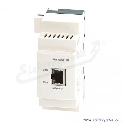 Moduł SR3MBU01BD, SR3MBU01BD, Modbus do Zelio, 1W, do SR3..BD Moduł SR3MBU01BD, SR3MBU01BD, Modbus do Zelio, 1W, do SR3..BD