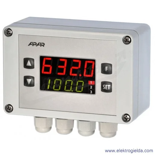 Cyfrowy regulator temperatury AR632/S1/P/P/RS485/WA/P Cyfrowy regulator temperatury AR632/S1/P/P/RS485/WA/P