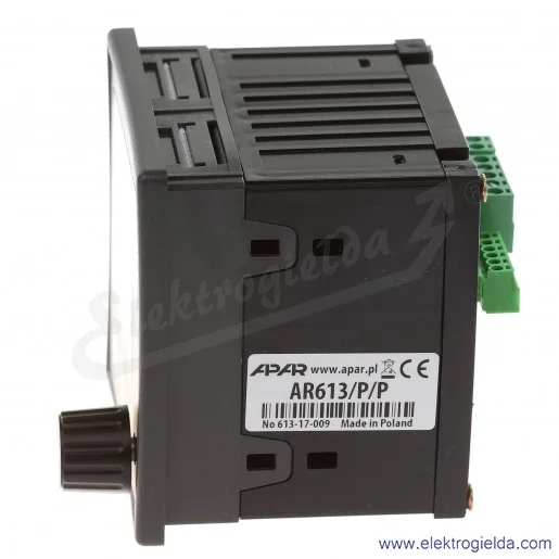 Regulator temperatury AR613/P/P 24...230VAC/DC wyjście: 2 x przekaźnik, cyfrowy z układem czasowym Regulator temperatury AR613/P/P 24...230VAC/DC wyjście: 2 x przekaźnik, cyfrowy z układem czasowym