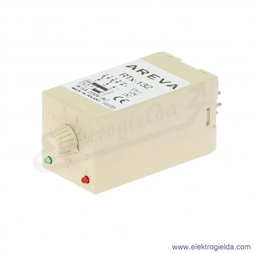 Przekaźnik czasowy 628-002-00-411, RTX132, 12VDC, 10-120s Przekaźnik czasowy 628-002-00-411, RTX132, 12VDC, 10-120s