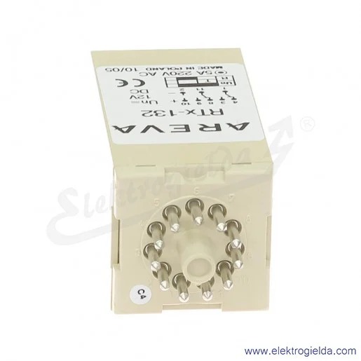 Przekaźnik czasowy 628-002-00-411, RTX132, 12VDC, 10-120s Przekaźnik czasowy 628-002-00-411, RTX132, 12VDC, 10-120s