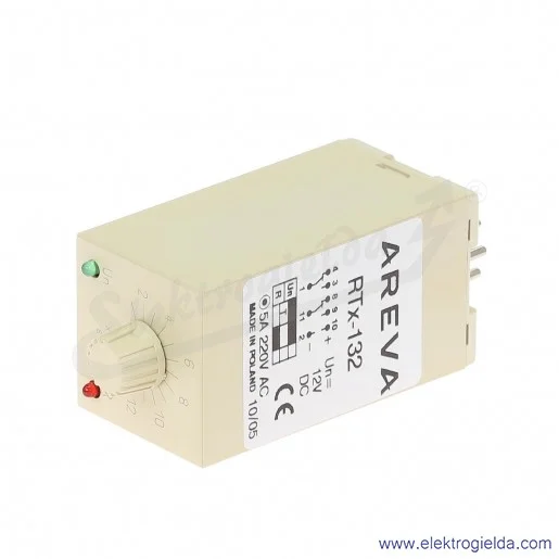 Przekaźnik czasowy 628-002-00-411, RTX132, 12VDC, 10-120s Przekaźnik czasowy 628-002-00-411, RTX132, 12VDC, 10-120s