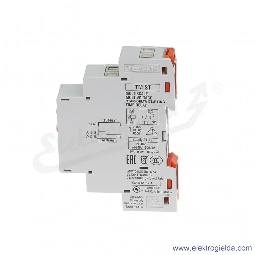 Przekaźnik czasowy TMST 24-48VDC, 24-240VAC, trójkąt-gwiazda Przekaźnik czasowy TMST 24-48VDC, 24-240VAC, trójkąt-gwiazda
