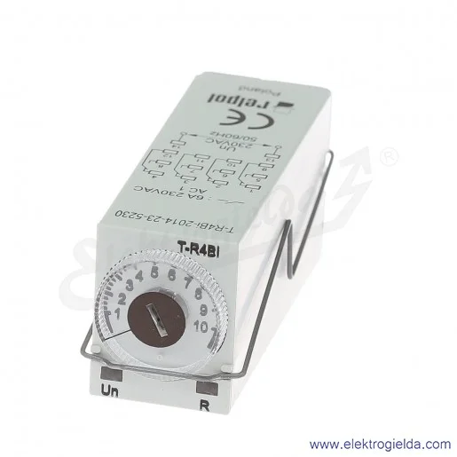 Przekaźnik czasowy jednofunkcyjny T-R4Bi-2014-23-5230 230VAC 4p praca cykliczna od impulsu Przekaźnik czasowy jednofunkcyjny T-R4Bi-2014-23-5230 230VAC 4p praca cykliczna od impulsu