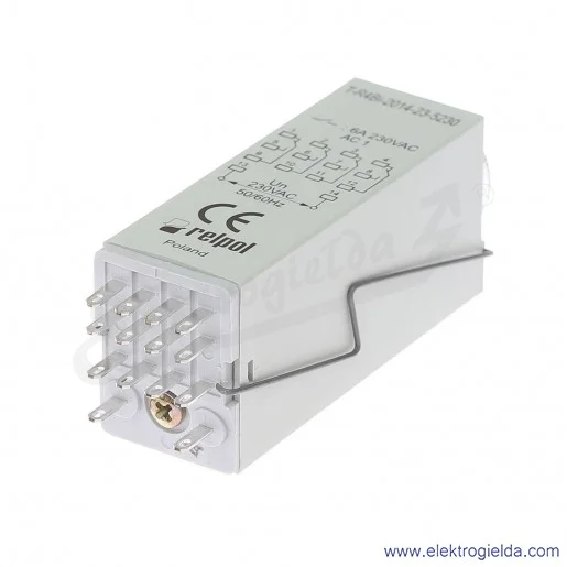 Przekaźnik czasowy jednofunkcyjny T-R4Bi-2014-23-5230 230VAC 4p praca cykliczna od impulsu Przekaźnik czasowy jednofunkcyjny T-R4Bi-2014-23-5230 230VAC 4p praca cykliczna od impulsu