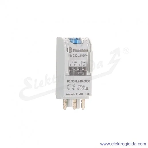 Moduł czasowy 86.30.8.240.0000 230...240V AC dwufunkcyjny AI, DI do przekaźników i gniazd Moduł czasowy 86.30.8.240.0000 230...240V AC dwufunkcyjny AI, DI do przekaźników i gniazd