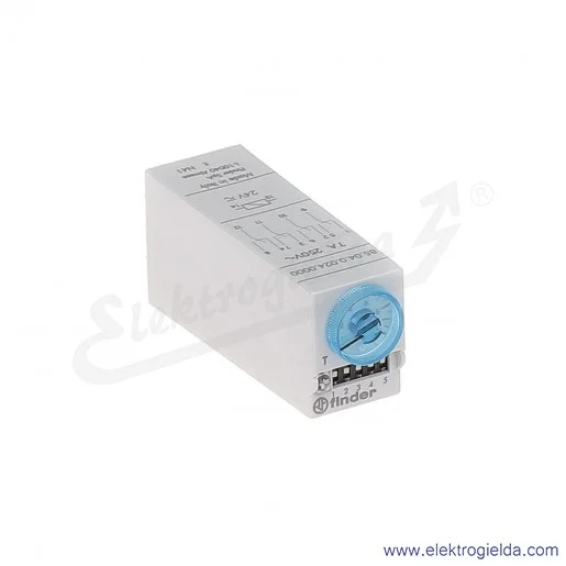 Przekaźnik czasowy 85.04.0.024.0000 4P 7A 24V AC/DC wielofunkcyjny Przekaźnik czasowy 85.04.0.024.0000 4P 7A 24V AC/DC wielofunkcyjny